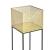 Suport flori Juprelle 2 bucati masuri diferite metal negru/auriu [en.casa] HausGarden Leisure