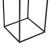 Suport flori Juprelle 2 bucati masuri diferite metal negru/auriu [en.casa] HausGarden Leisure
