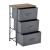 Comoda Dona cu 3 sertare gri/efect lemn [pro.tec] HausGarden Leisure