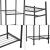 Dulap haine cu 4 rafturi 75 Kg negru 150 x 110 x 40 cm [en.casa] HausGarden Leisure
