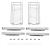 Set 2 bucati cos sarma telescopic ABIM-1 argintiu [en.casa] HausGarden Leisure