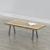 Set Model11 California 2 bucati picioare masa 40 x 12 x 40 cm metal/gri [en.casa] HausGarden Leisure