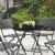 [neu.haus] Blat sticla masa AAGB 8702, 400 x 8 mm, ESG sticla securizata, negru HausGarden Leisure