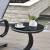 [neu.haus] Blat sticla masa AAGB 8702, 400 x 8 mm, ESG sticla securizata, negru HausGarden Leisure