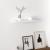 Raft de perete Bredebro 3,6x60x23cm alb [en.casa] HausGarden Leisure