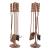 Set accesorii semineu Dovre 80 x 17,5 cm metal bronz [en.casa] HausGarden Leisure
