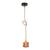 Lampa suspendata Corby 95 cm 1 x E27 max 20W metal lemn funie iuta [lux.pro] HausGarden Leisure