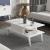 Masa cafea Melhus 90x45x40cm alb [en.casa] HausGarden Leisure