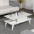 Masa cafea Melhus 90x45x40cm alb [en.casa] HausGarden Leisure