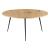 Masuta cafea Farsund 40 x 80 cm negru/stejar [en.casa] HausGarden Leisure