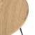 Masuta cafea Farsund 40 x 80 cm negru/stejar [en.casa] HausGarden Leisure