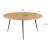 Masuta cafea Farsund 40 x 80 cm negru/stejar [en.casa] HausGarden Leisure