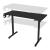 Birou inaltime reglabila Stryn 140x60cm aluminiu negru [pro.tec] HausGarden Leisure