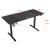 Birou inaltime reglabila Stryn 140x60cm aluminiu negru [pro.tec] HausGarden Leisure