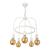 Lampa suspendata, lux.pro, PXTA-8170 Llandudno, 5 x E27, max 60W, 78 x 43 x 43 cm, metal, alb HausGarden Leisure