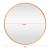 Oglinda de perete, en.casa, PXIT-0229 Ordona, 40 cm, aluminiu, auriu, forma rotunda HausGarden Leisure