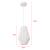 Lampa suspendata, lux.pro, PXQD-0004 Newtownabbey, 160 x 20 cm, 1 x E27, max. 60W, metal franghie, alb HausGarden Leisure