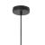 Lampa suspendata, lux.pro, PXQD-0004 Newtownabbey, 160 x 20 cm, 1 x E27, max. 60W, metal franghie, negru HausGarden Leisure