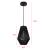 Lampa suspendata, lux.pro, PXQD-0004 Newtownabbey, 160 x 20 cm, 1 x E27, max. 60W, metal franghie, negru HausGarden Leisure