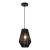 Lampa suspendata, lux.pro, PXQD-0004 Newtownabbey, 160 x 20 cm, 1 x E27, max. 60W, metal franghie, negru HausGarden Leisure