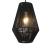 Lampa suspendata, lux.pro, PXQD-0004 Newtownabbey, 160 x 20 cm, 1 x E27, max. 60W, metal franghie, negru HausGarden Leisure