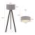 Lampen-Set Scunthorpe Grau [lux.pro] HausGarden Leisure