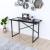 Schreibtisch Tjeldsund 120x60x75cm Marmor, schwarz [en.casa] HausGarden Leisure