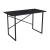 Schreibtisch Tjeldsund 120x60x75cm Marmor, schwarz [en.casa] HausGarden Leisure