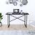 Schreibtisch Tjeldsund 120x60x75cm Marmor, schwarz [en.casa] HausGarden Leisure