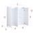 Comoda Sirdal 103,5x90x30cm alb cu 3 usi [en.casa] HausGarden Leisure