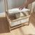 Suport haine Iitti 159x60x45cm cu cutie depozitare [en.casa] HausGarden Leisure