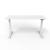 Birou cu inaltime reglabila Kento 140x60x73-118cm alb [pro.tec] HausGarden Leisure