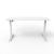 Birou cu inaltime reglabila Kento 140x60x73-118cm alb [pro.tec] HausGarden Leisure