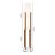 Lampadar Gisborne 146x25x25cm 1xE27 60W alb efect lemn nuc [lux.pro] HausGarden Leisure