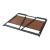 Birou pliabil Ringerike 104,5x53x85,5cm negru/efect lemn nuc [en.casa] HausGarden Leisure