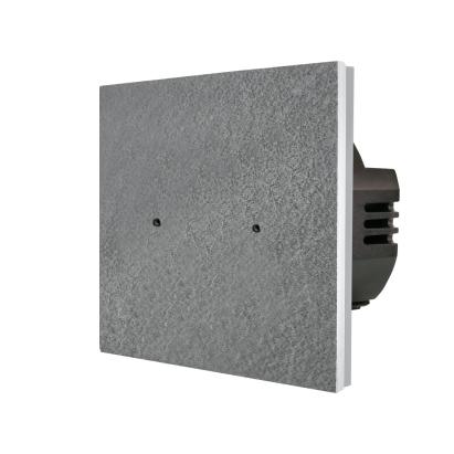 Intrerupator Dublu cu Touch din Marmura LUXION, 500W SmartElectro IntelligentHouse
