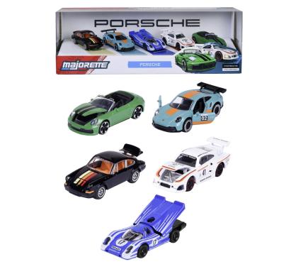 MAJORETTE SET 5 MASINUTE METALICE PORSCHE 2 MODELE EXCLUSIVE SCARA 1 LA 64 SuperHeroes ToysZone
