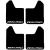 Set 4 Aparatori Noroi SPORT din cauciuc pentru autoturisme, universale,  model Racing, dimensiune 30 x 23cm FAVLine Selection