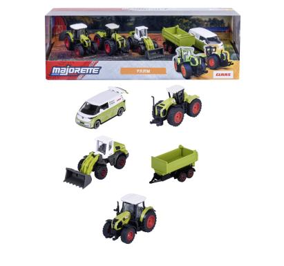 MAJORETTE CLASS SET 5 VEHICULE AGRICOLE METALICE FARM 7.5CM SuperHeroes ToysZone