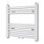 Radiator baie prosoape încălzire centrală 480x480 mm conector lateral GartenMobel Dekor