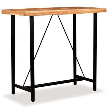 Masă de bar, lemn masiv de acacia, 120 x 60 x 107 cm GartenMobel Dekor