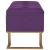 Banchetă cu un compartiment de depozitare violet 105cm catifea GartenMobel Dekor