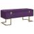 Banchetă cu un compartiment de depozitare violet 105cm catifea GartenMobel Dekor