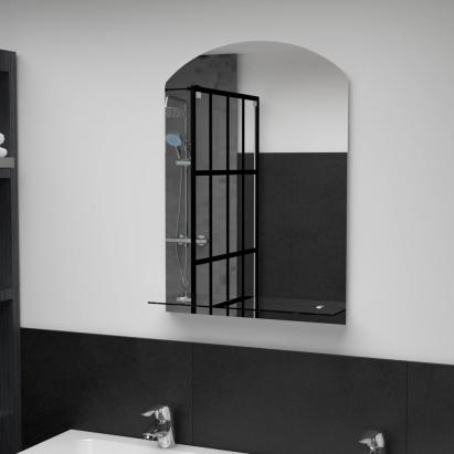 Oglindă de perete cu raft, 50 x 70 cm, sticlă securizată GartenMobel Dekor