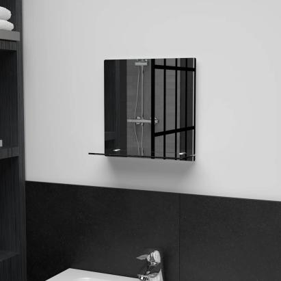 Oglindă de perete cu raft, 30 x 30 cm, sticlă securizată GartenMobel Dekor