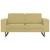 Canapea cu 2 locuri, verde, material textil GartenMobel Dekor