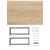Mobilier de baie, stejar, 60 x 40 x 16,3 cm GartenMobel Dekor