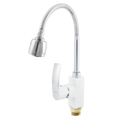 Baterie bucătărie cu 2 funcții MIXXUS MAGNUM 011 (NUT) WHITE CHROME REFL. Innovative ReliableTools