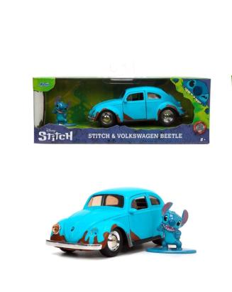 JADA DISNEY STITCH SET FIGURINA STITCH SI MASINUTA METALICA VOLKSWAGEN BEETLE SCARA 1 LA 32 SuperHeroes ToysZone
