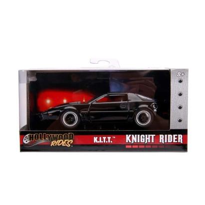 JADA HOLLYWOOD RIDES MASINUTA METALICA KITT KNIGHT RIDER  SCARA 1 LA 32 SuperHeroes ToysZone